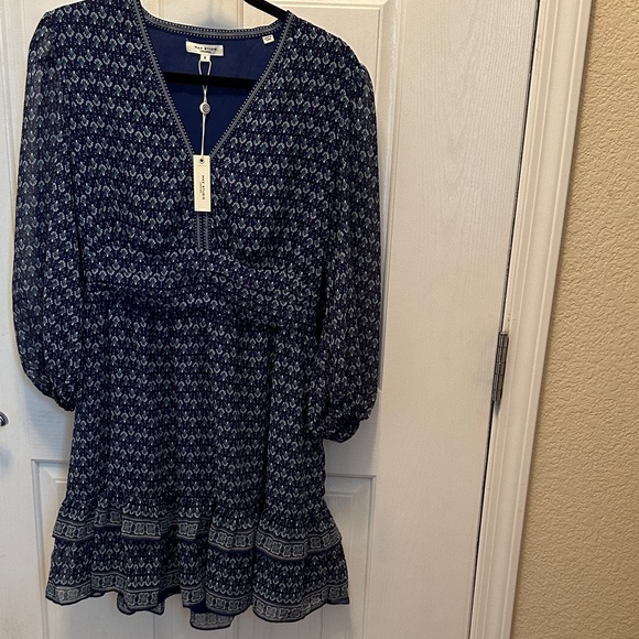 Max Studio Dresses & Skirts - Max Studio Blue and White Patterned Mini Dress, NWT